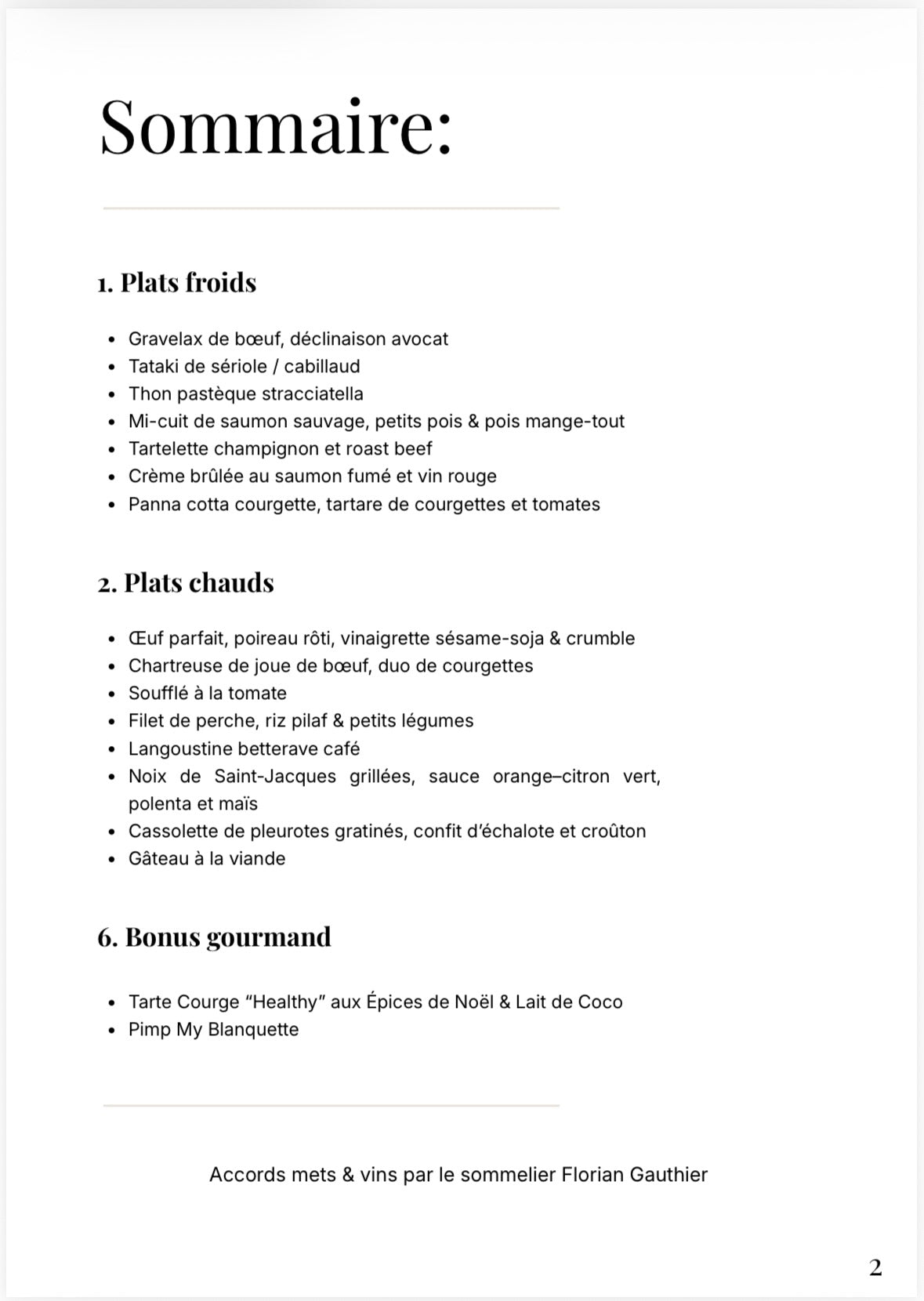 E-book « L'élégance Culinaire »