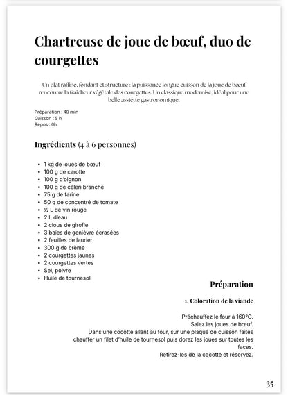E-book - L'élégance Culinaire